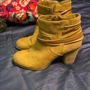 Booties barely worn!